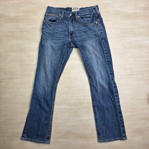 Ariat M5 Mens Straight Leg Jeans 31x32 Medium Wash Blue Western Denim Cowboy